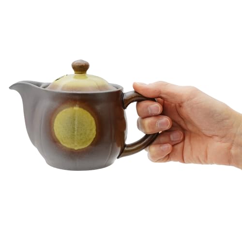 Japanese Banko Ware Teapot with Removable Stainless Steel Strainer