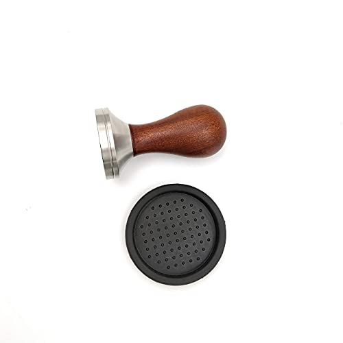 Coffee Tamper Espresso Hand Tamper 304 Stainless Steel Espresso Coffee Tamper with Mat