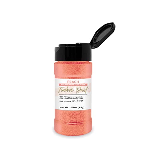 Peach Edible Glitter