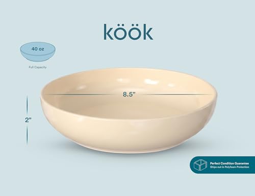 Porcelain Pasta Bowl Set (4 Count)