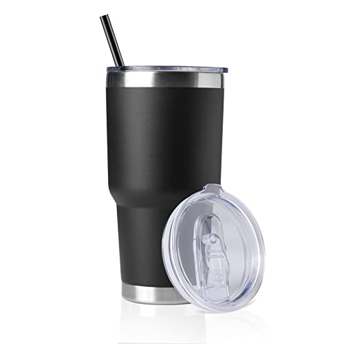 30 oz Tumbler with Lid and Straw