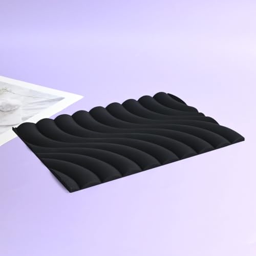 Fondant Silicone Mold for Cake Decoration Cake Border Downsand Pattern Impression Mat Fondant Embossing Stencil for DIY Cookies