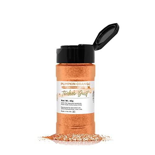 Pumpkin Orange BAKELL Edible Glitter