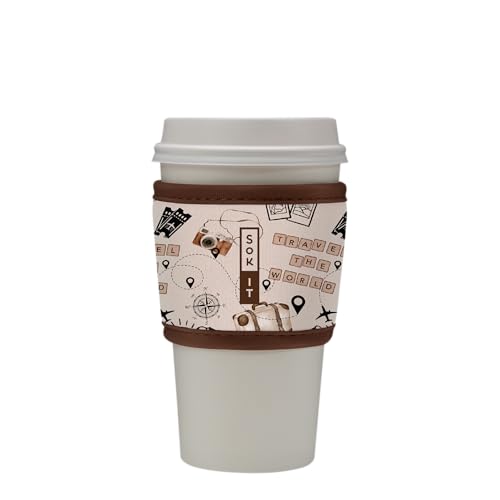 HotSok Coffee & Tea Reusable Insulated Neoprene Cup Sleeve