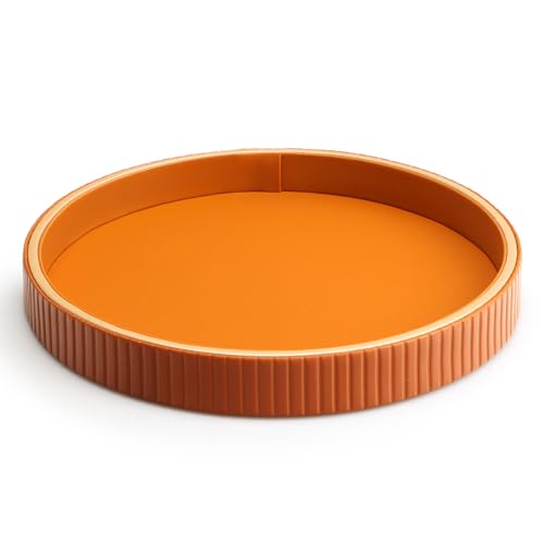Leather Tray Desktop Storage Organizer