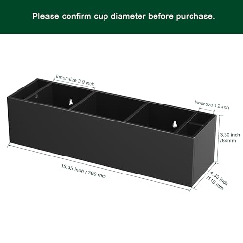Triple Cup Holder with Marker Slot