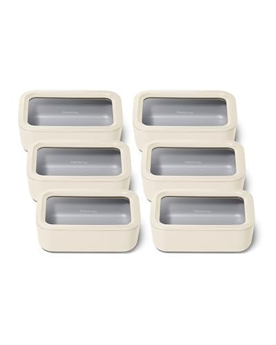 6 Piece Glass Food Storage Set with Lids (6 Count)