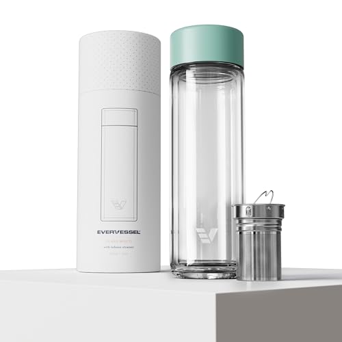 Glass Multi Tea Infuser Bottle 14oz