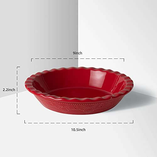 Pie Pan 9 Inch Ceramic Pie Dish