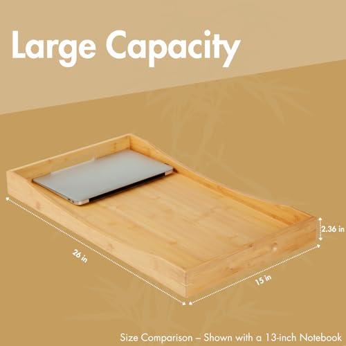 Bamboo Extra Large Ottoman Tray