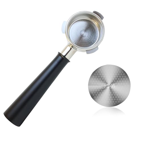 54mm Bottomless Portafilter for Breville Espresso Machines with 18g Filter Basket & 53.35mm Espresso Puck Screen