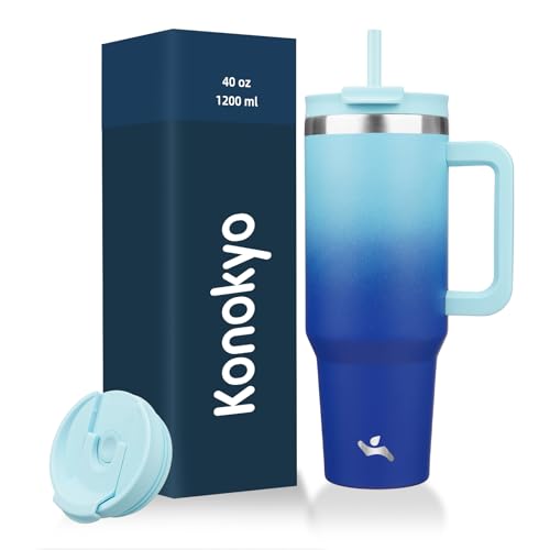 40 oz Insulated Tumbler Water Bottle with Handle