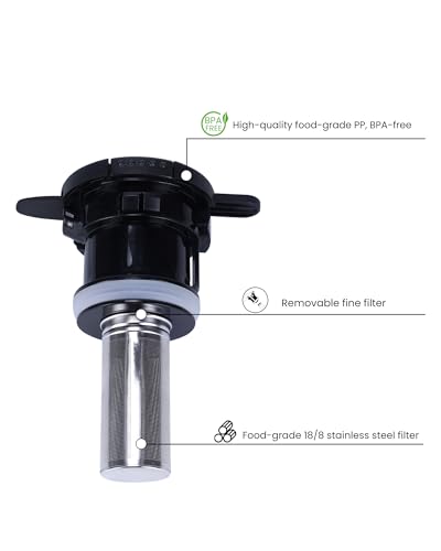 Stainless Steel Thermal Coffee Carafe Lid With Tea Infuser
