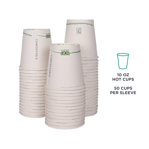 GreenStripe Disposable Paper Hot Cups (1000 Count)