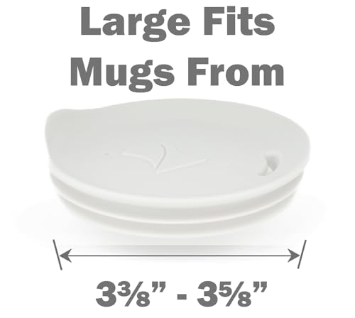 Reusable Silicone Lid for Coffee Cups and Mugs