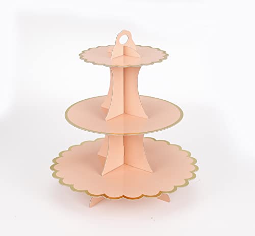 Cupcake Stand with Lace Trim