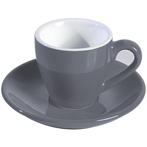 Porcelain Espresso Cup with Saucer