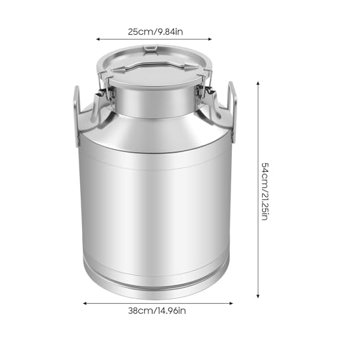 1MM Thickened Stainless Steel Milk Can Large Liquid Container Storage