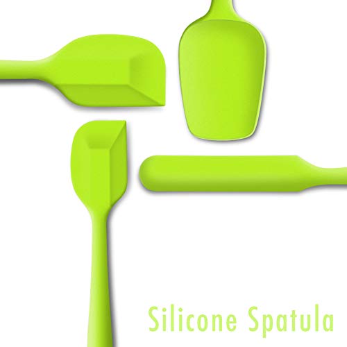4 Piece Silicone Spatula Set with Stainless Steel Core (4 Count)