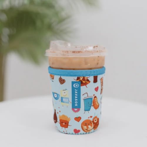 JavaSok Iced Coffee & Cold Soda Insulated Neoprene Cup Sleeve