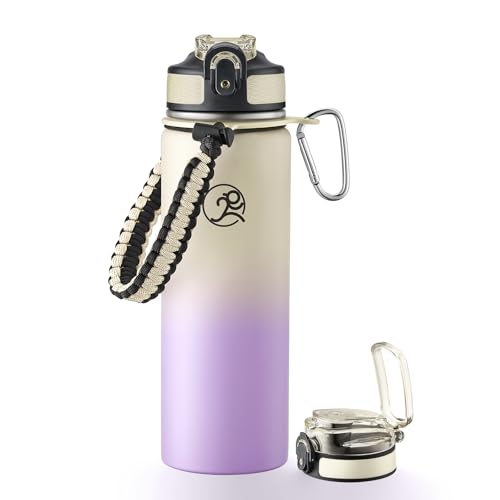 24oz Insulated Stainless Steel Travel Water Bottle