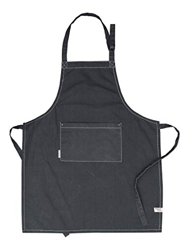 Cotton Solid Aprons for Women with Pocket