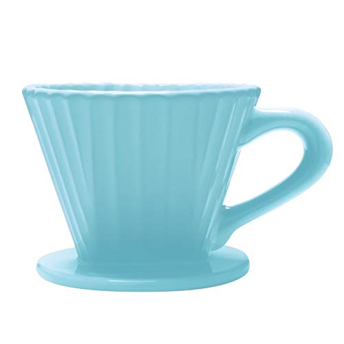 Lotus ceramic pour over coffee dripper