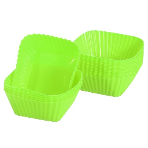 18Pcs Silicone Square Baking Cups (18 Count)