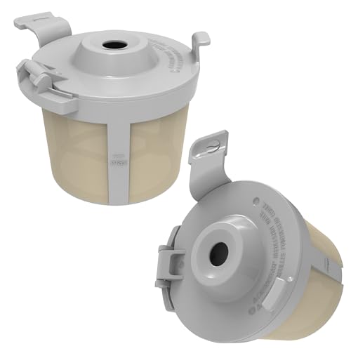 2 PCS Durable White Permanent Coffee Filter for Ninja PB051 PB040 PB041ST (2 Count)