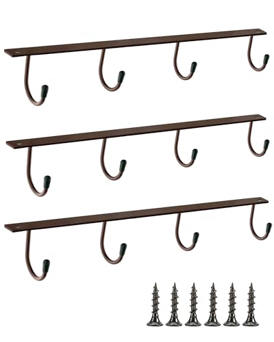 Mug Hanger Under Cabinet Mug Rack Wall Mounted Coffee Cup Rack (16.99 Count)