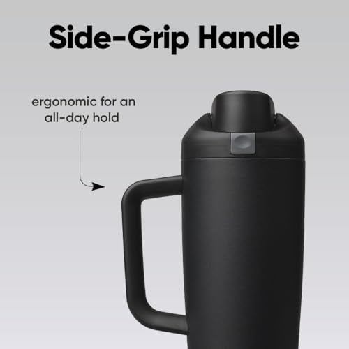 FreeSip Tumbler Stainless Steel Water Bottle 40 oz Sugar High