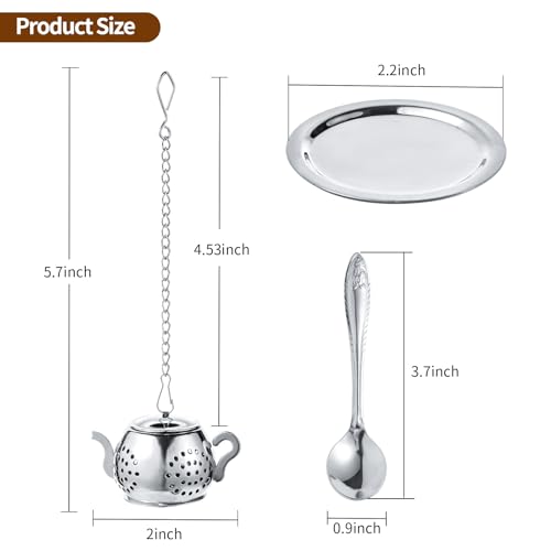 2 Pack Tea Infusers with Spoon (2 Count)