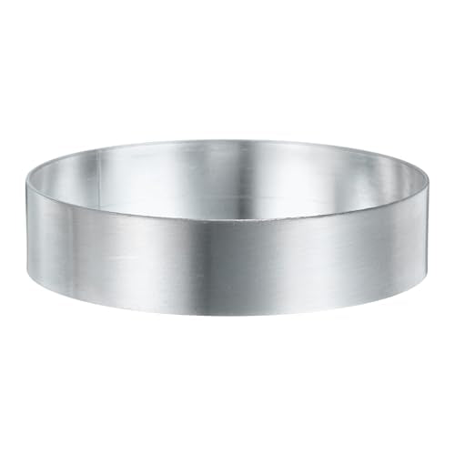 Round Cake Ring 3.15 x 1 Inch Seamless Stainless Steel Pastry Mousse Dessert Ring Mirror Coating for Baking Cooking English Muffins Crumpet Making Tool