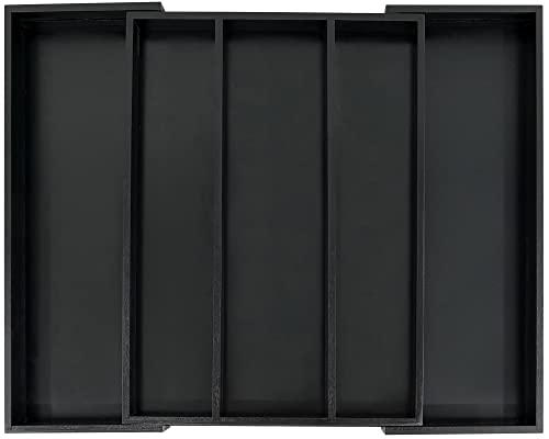 Bamboo Drawer Organizer Kitchen Utensils