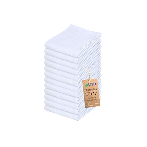 Thick Cotton Napkins (12 Count)