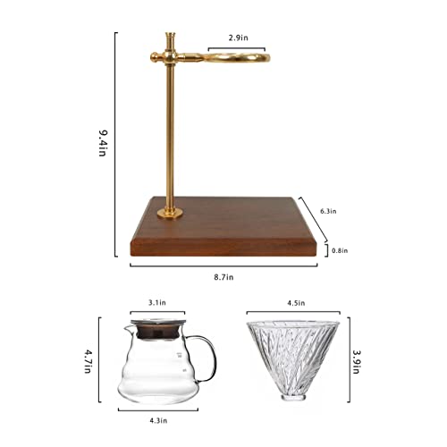 Pour Over Coffee Maker Set