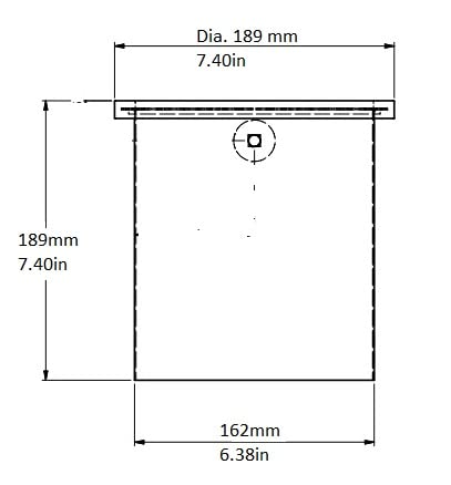 Open Bottom Stainless Steel Knock Box Chute with Rubber Bar