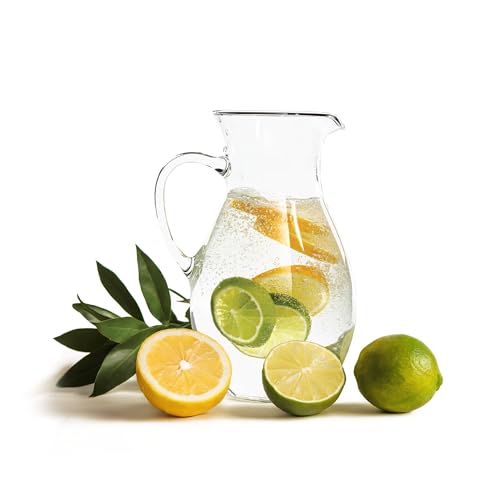 Small 16 Ounce Borosilicate Glass Pitcher with Handle