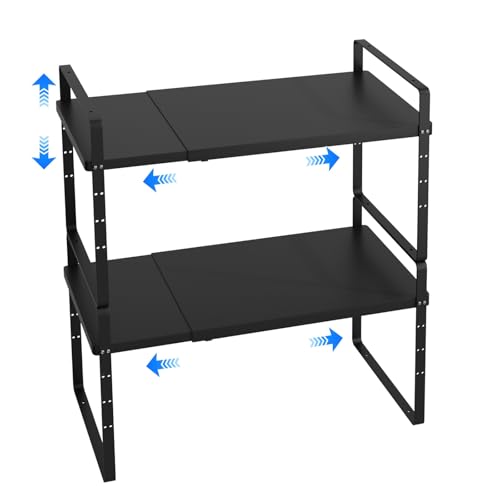 Expandable Cabinet Shelf Organizer (2 Count)