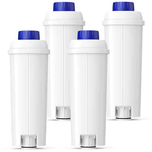 DLSC002 Water Filter Replacement For Delonghi Coffee Machine Filter (4 Count)