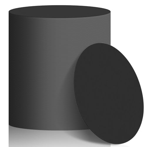 100 Pcs Round Cardboard Coasters Bulk (100 Count)