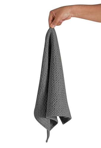 Set of 4 Premium Waffle Dish Towels 16x26 inches