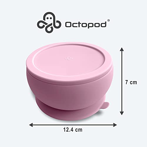 Octopod Silicone Suction Baby Bowl & Lid