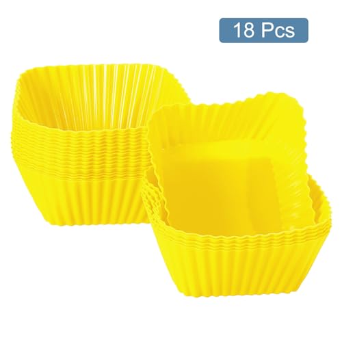 18Pcs Silicone Cupcake Baking Cups (18 Count)