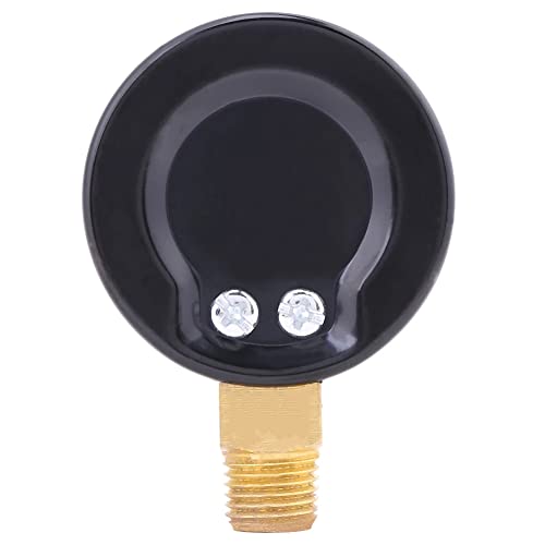 1 8" NPT 150Psi Steel Economical All Purpose Pressure Gauge with Brass Internals 1.5" Dial Display Bottom Mount