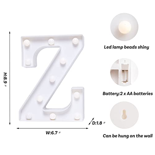 LED Letter Lights Sign Marquee Light Up Letters Sign for Night Light Wedding