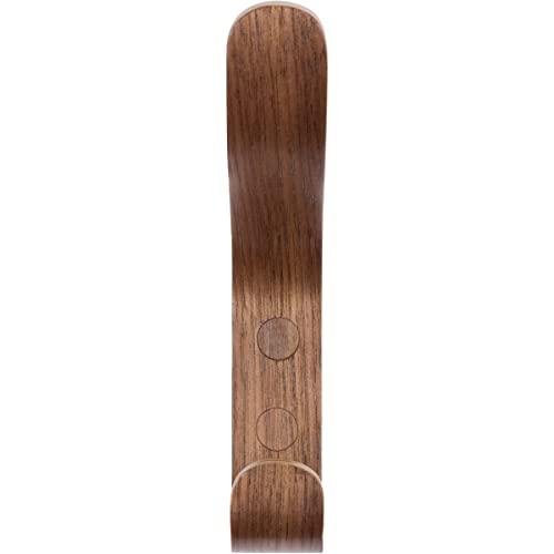 Plywood Wall Hooks Set of 4 Wood Coat Hooks Hanging Clothes Hats Robes Towels Wooden (4 Count)