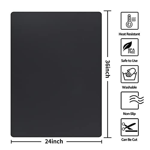 Silicone Mat Heat Resistant Mats for Countertop (36 Count)
