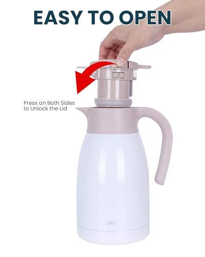 50.7 Ounces Stainless Steel Thermal Coffee Carafe with Lid