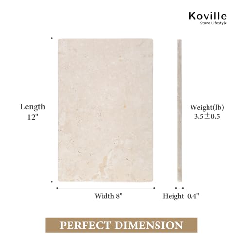 Natural Travertine Marble Cutting Board for Kitchen Counter